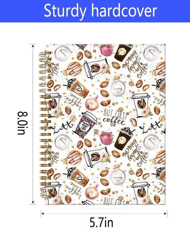 Spiral Journal Notebook, A5 Hardcover Lined Journals - Image 3