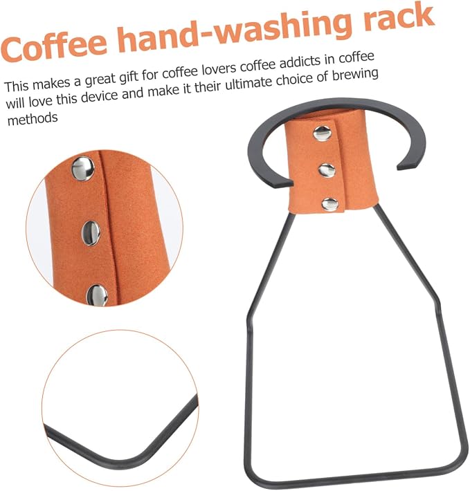 LABRIMP Household Iron Base Coffee Dripper Stand Metal Filter Cup Rack - Image 3