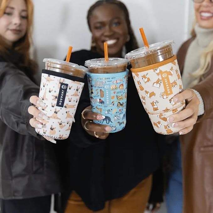 Sok It JavaSok Iced Coffee & Cold Soda Insulated Neoprene Cup Sleeve - Image 3