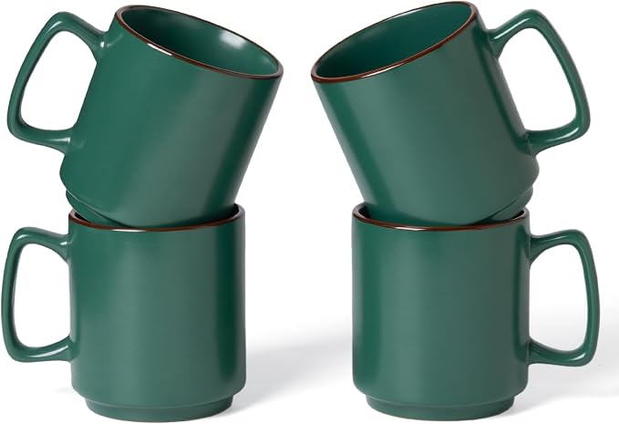 famiware Coffee Mugs Set of 4, Nebula 14oz Coffee Mugs, Ceramic Cup Set by Famiware