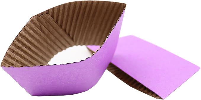 EchoDone Coffee Cup Sleeves for Hot or Cold Drinks Disposable Paper Corrugated - Image 2