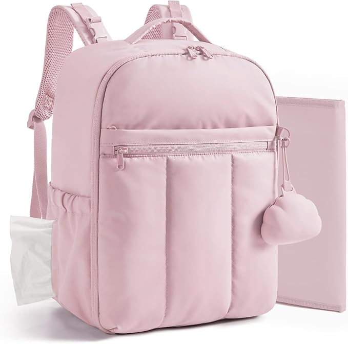 BAGSMART Baby Diaper Bag Backpack, Lightweight Puffy Diaper Bag by BAGSMART