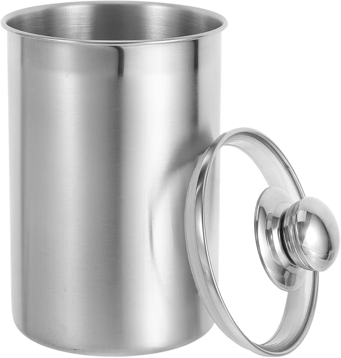 Stainless Steel Canister 59 Oz Coffee Beans Storage Tank, Tea And Grains by DOITOOL
