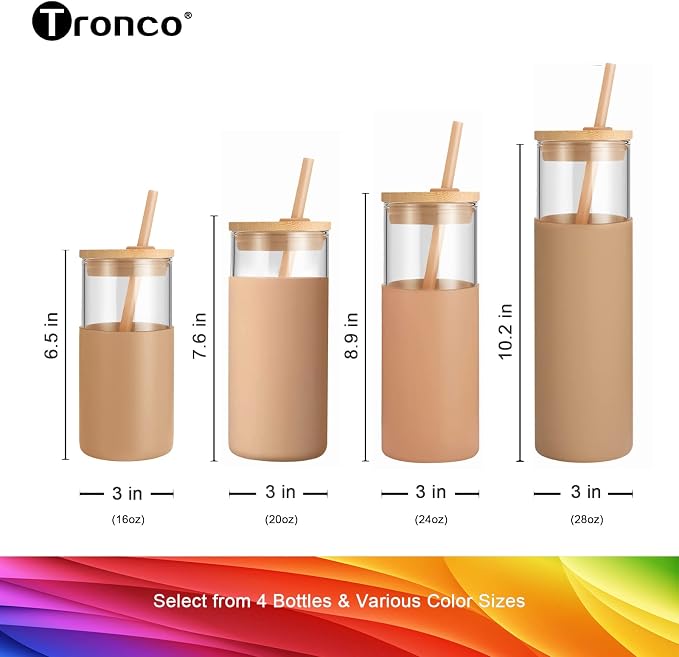 Tronco 24 oz Glass Tumbler - Image 4