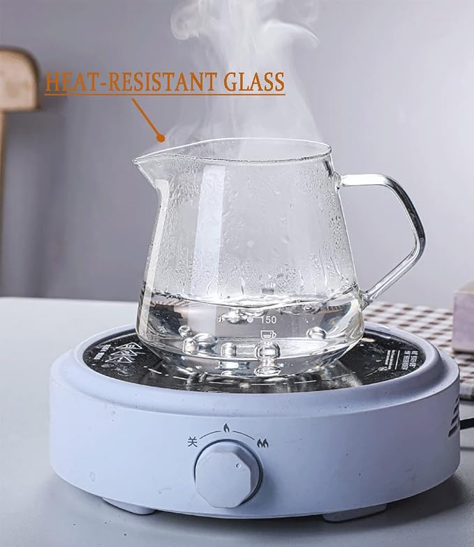 Pour Over Coffee Maker - 20 OZ /600ML Glass Carafe Coffee Server - Image 3