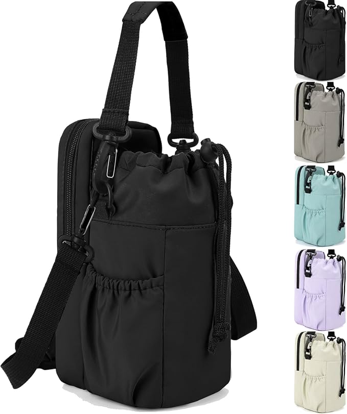 Water Bottle Holder with Strap, 32/40oz Insulation Water Bottle Carrier Bag by JRQCSJY