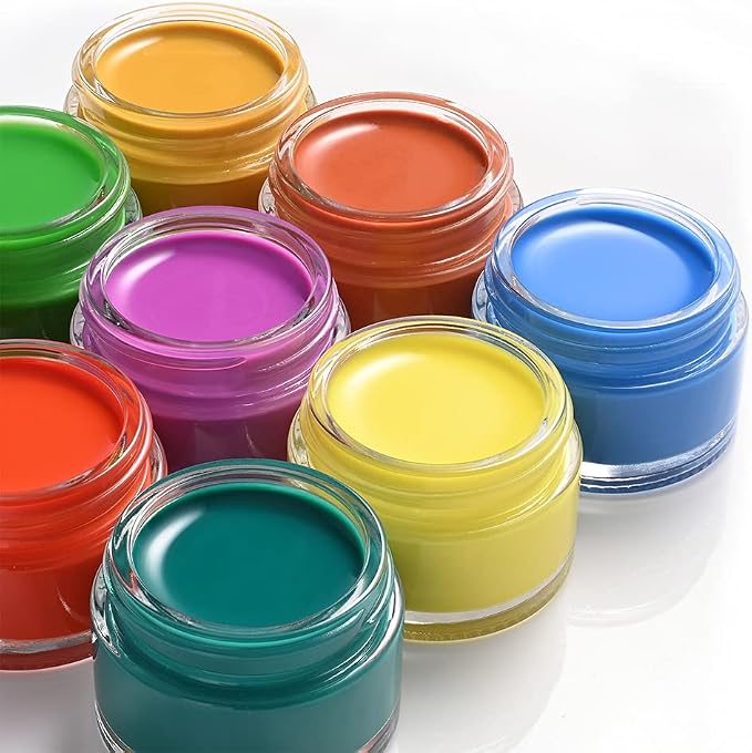 1 oz Glass Jars with Lids, Small Glass Containers with Plastic Woodgrain Lids & - Image 4