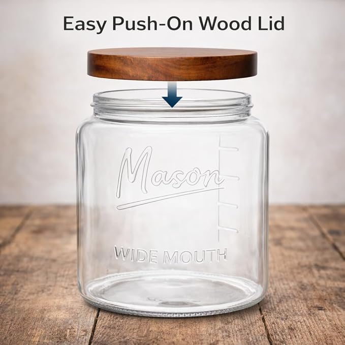 kitchentoolz Large Mason Jars - Image 2