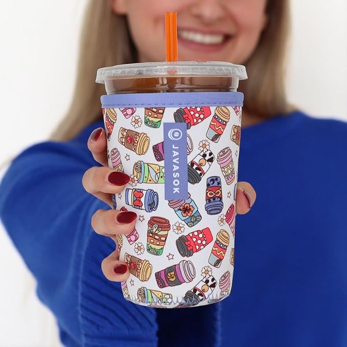 Sok It JavaSok Iced Coffee & Cold Soda Insulated Neoprene Cup Sleeve - Image 3