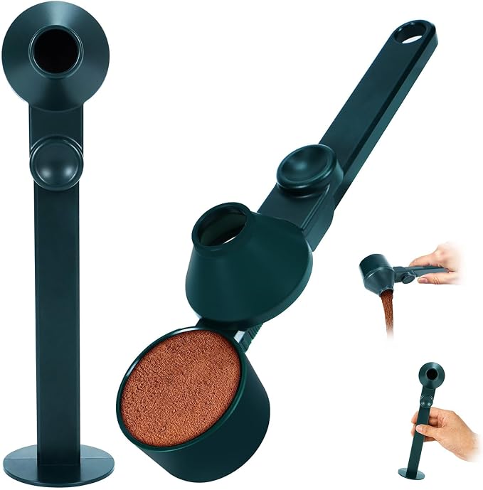 Coffee Scoop & Funnel, Jade Green, 2 Models A&B, 2Tbsp Dosing Spoon, 51mm by Unknown