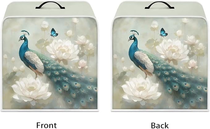 Peacock Coffee Maker Dust Cover Universal Coffee Machine Covers - Image 2