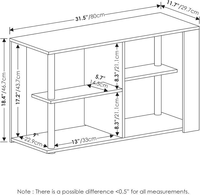 Furinno Romain Narrow End Table - Image 3