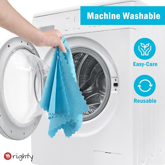 Orighty Microfiber Cleaning Cloth, 5 Pack Highly Absorbent Cleaning Rags - Image 6