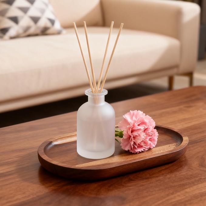Small Wooden Serving Tray, Mini Acacia Wood Platters - Image 7