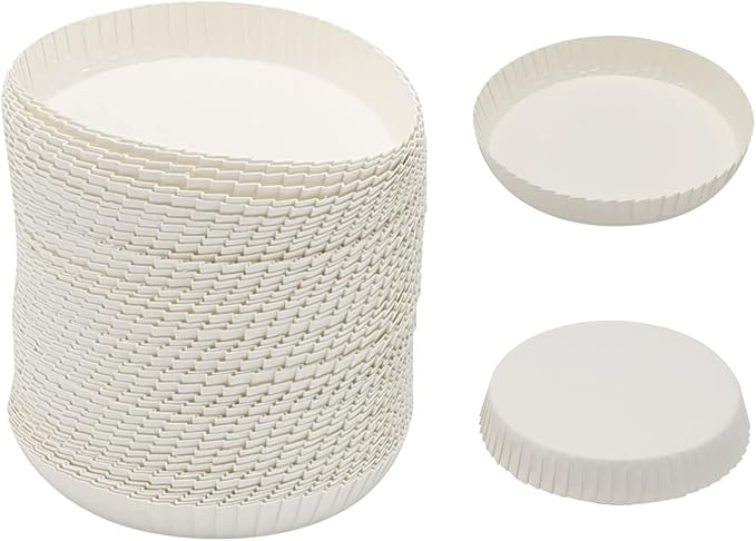 100pcs Disposable Cup Coverware 7.5 X 7.5cm Coffee Cup Drinking Lid Paper Cup by Vkinman