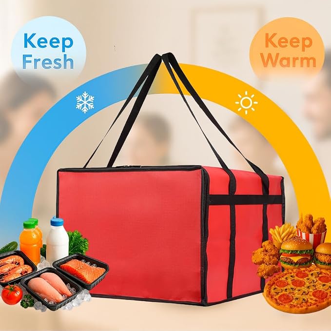 Bodaon Insulated Pizza Delivery Bag 20x20x14 - Image 6
