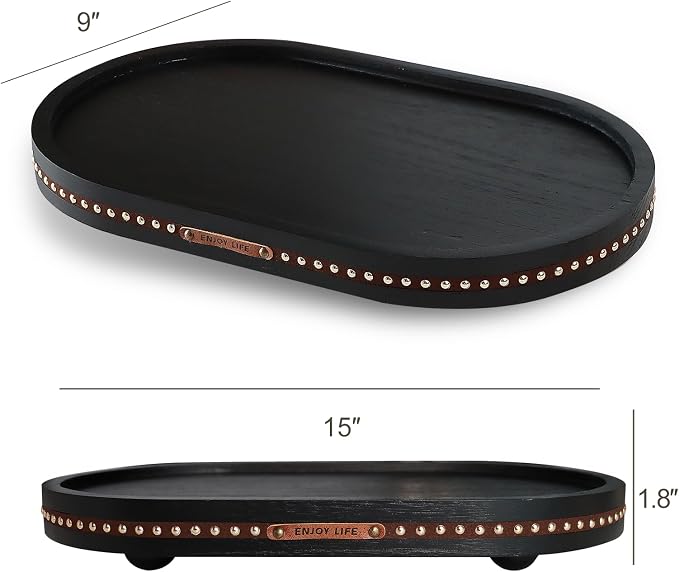 Decor Decorative Round Tray 11.81in - Image 6