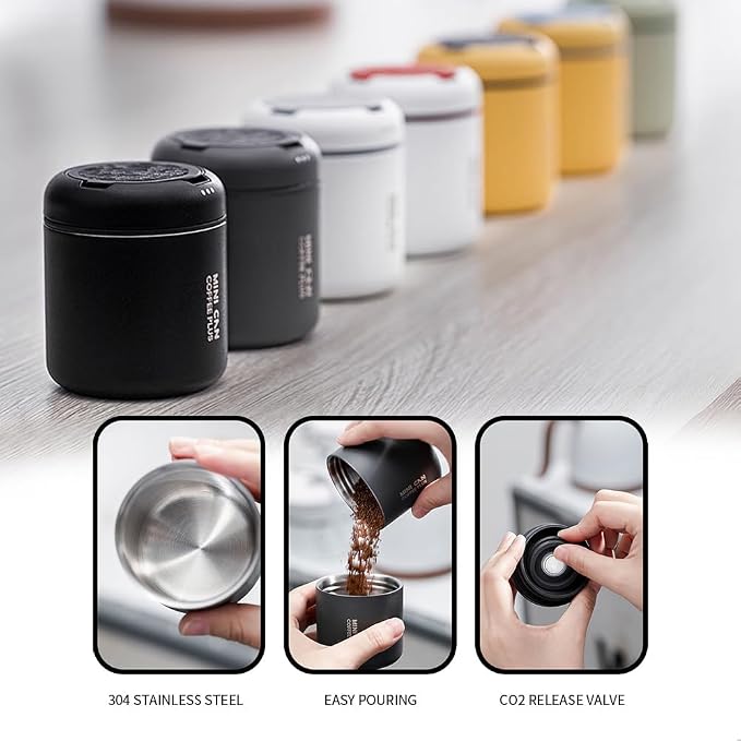 watchget Portable Mini Airtight Coffee Canister - Image 4