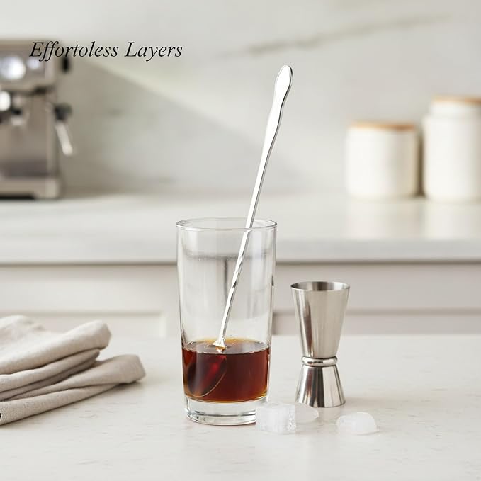 Stainless Steel Bar Spoon with Twisted Handle - Image 2