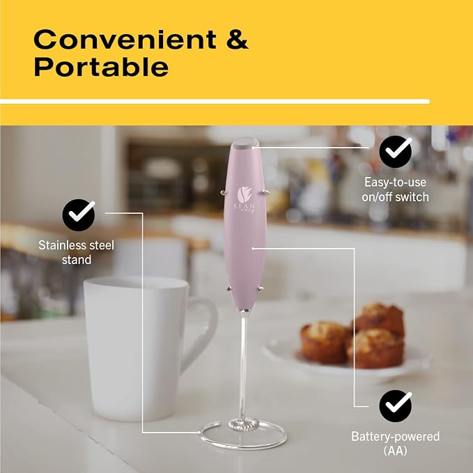 Bean Envy Milk Frother, Coffee Stirrers, Frother Wand, Milk Frother Handheld - Image 3