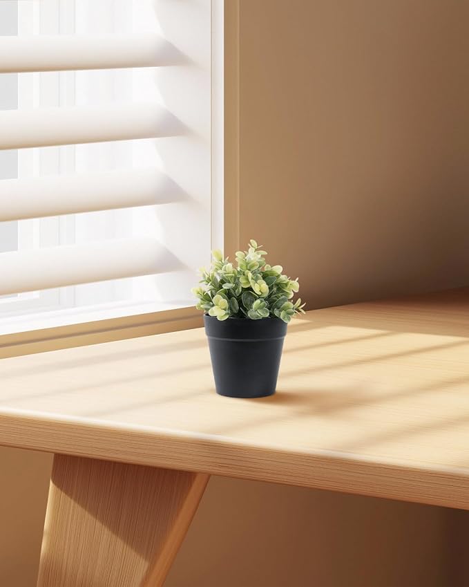 Fake Eucalyptus Potted Artificial Plant – Small Faux Eucalyptus - Image 2