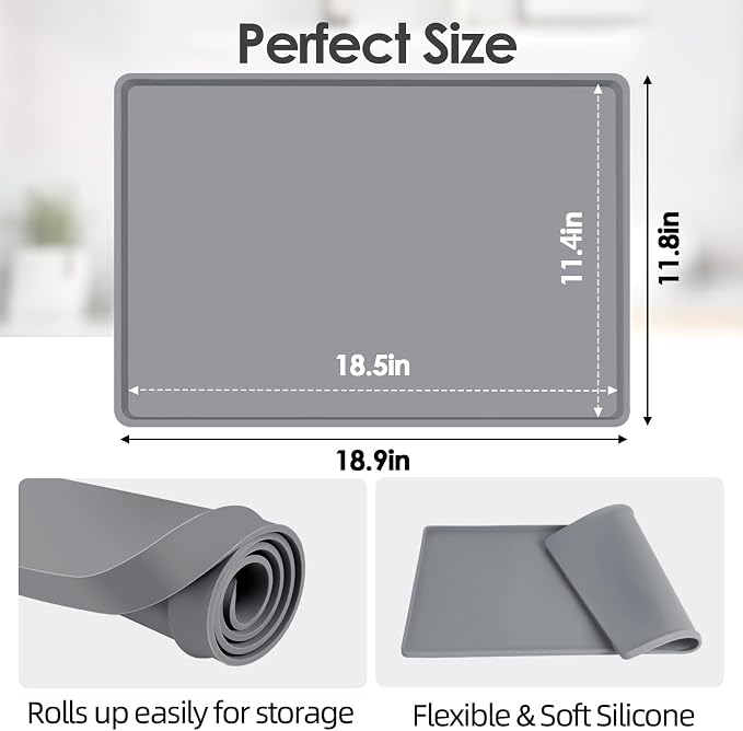 TOHONFOO Silicone Coffee Maker Mat - Image 2