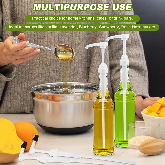 4 Pcs Coffee Syrup Pump Dispenser - Image 7