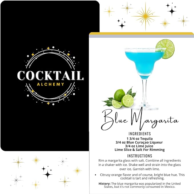Cocktail Recipe Flash Cards Set – 100+ Bartender Cards by Unknown