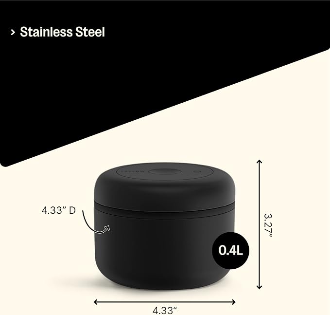 Fellow Atmos Vacuum Coffee Canister – Stainless Steel Airtight Food Storage - Image 5