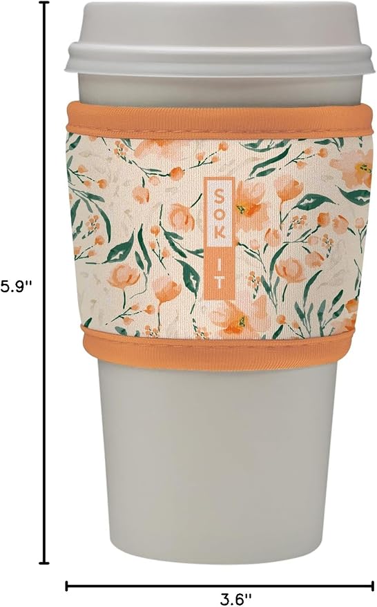 Sok It HotSok Coffee & Tea Reusable Insulated Neoprene Cup Sleeve - Image 7