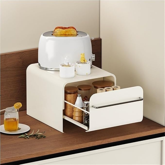 Single-Tier Coffee Machine Storage Rack，Modern and Minimalist Desktop Storage by Unknown
