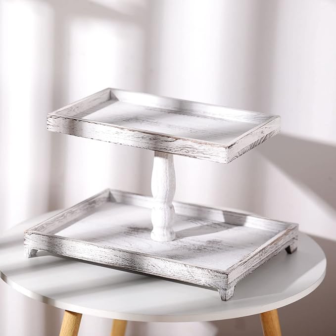 Yalikop Farmhouse Tiered Tray Stand - Image 7