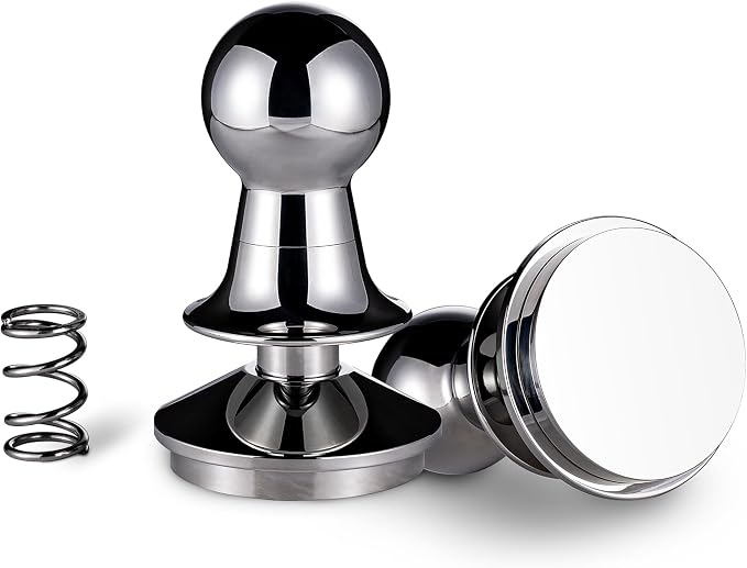 53mm Stainless Steel Espresso Tamper, Calibrated Spring Loaded Coffee Tamper - Image 9