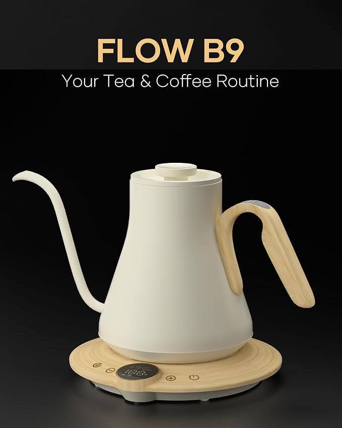 Cocinare Gooseneck Electric Kettle, ±1°F Precise Temperature Control, 1500W - Image 3