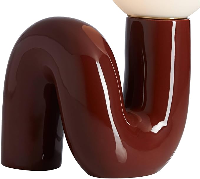 360 Lighting Fondant 11 1/2" Small Mid Century Modern Accent Table Lamps Set of - Image 9