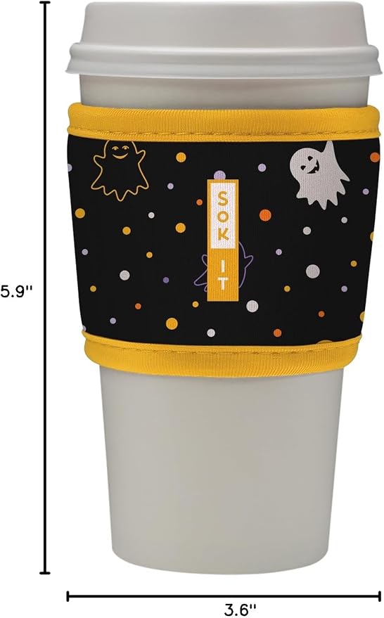 Sok It HotSok Coffee & Tea Reusable Insulated Neoprene Cup Sleeve - Image 7