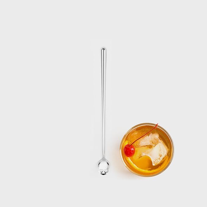 Suck UK - Skull Bar Spoon, Cocktail Spoon & Long Spoons, Gothic Latte Spoons Or - Image 6