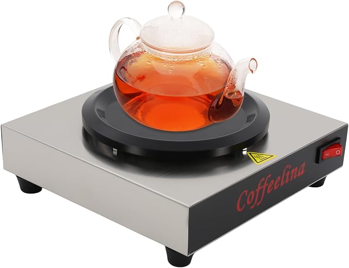 80W Commercial Coffee Warmer, 110V Single Burner Decanter Warmer Plate by Unknown