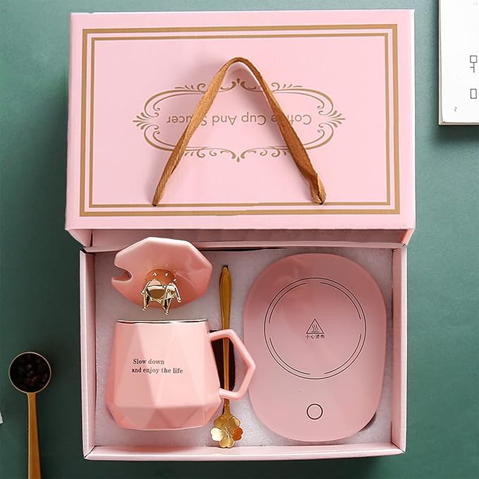 Best Gift for Mother's Day，Easter Coffee Warmer for Desk - Image 5