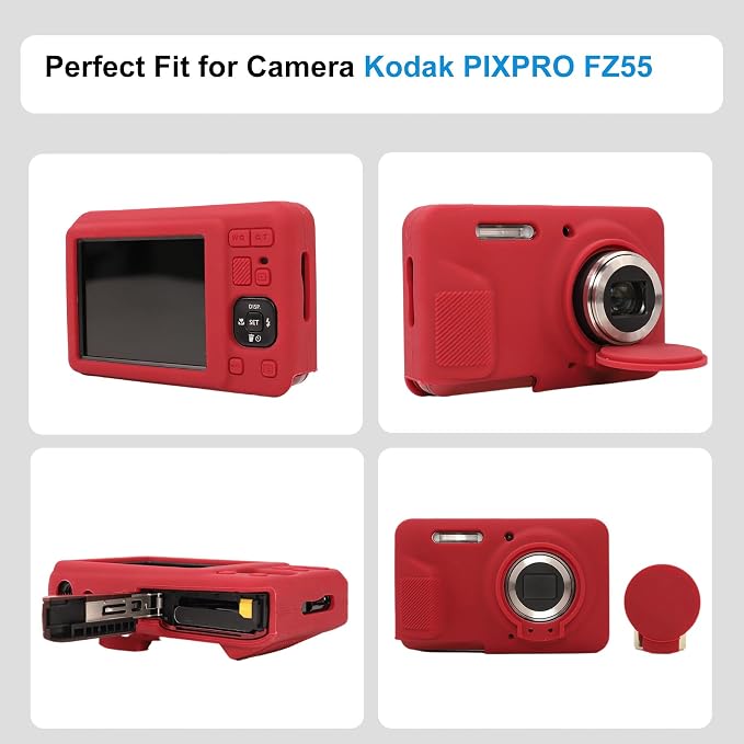 Camara Case for Kodak PIXPRO FZ55 Soft Silicone Case Cute Digital Camera Cover - Image 2