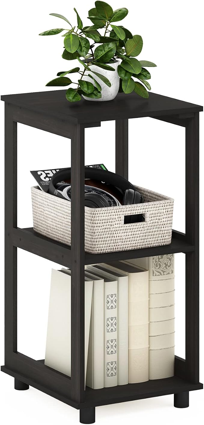 Furinno Romain 2-Tier Tall End Table by Furinno-FitsYourSpaceFitsYourBudget