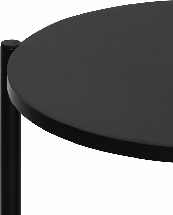 Furinno BESI Coffee Table, 2-Tier Round Modern Coffee Table - Image 6