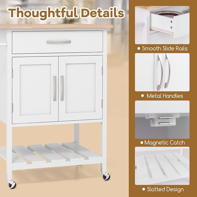 Giantex Kitchen Island Cart - Image 6