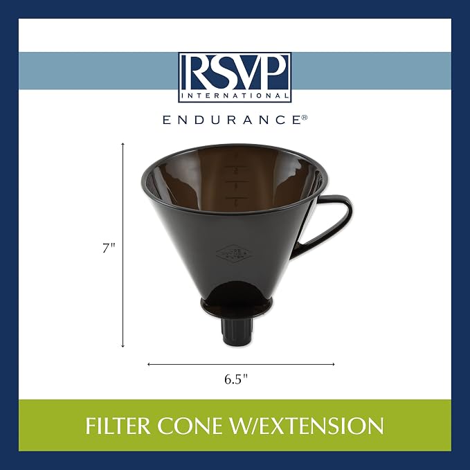 RSVP Manual Drip Coffee Filter Cone - Image 7