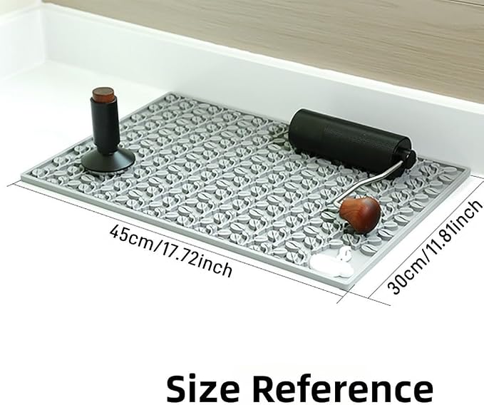 Coffee Bar Mat with Non Slip for Espresso, Spill Containment and Cushioning - Image 6