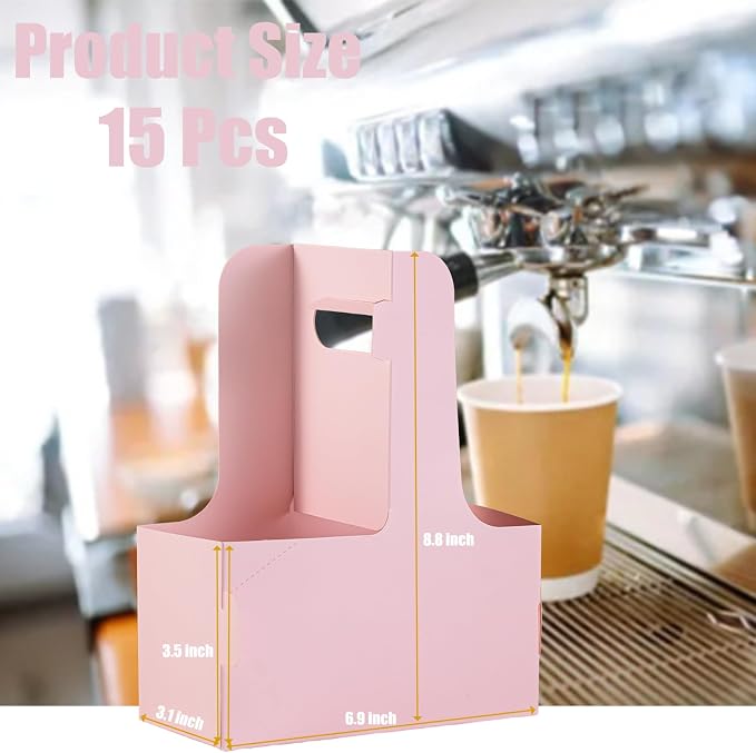 15 Pack 2/4 Cup Drink Carrier - Image 2