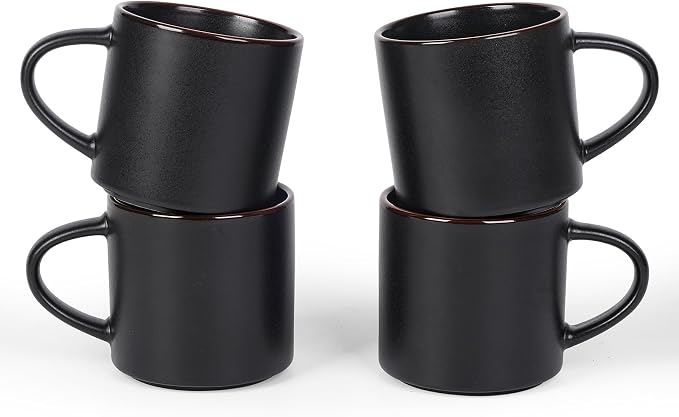 famiware Coffee Mugs Set of 4, Nebula 14oz Coffee Mugs, Ceramic Cup Set by Famiware