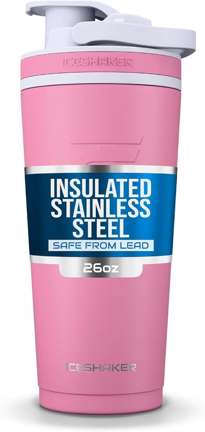 Ice Shaker Insulated Stainless Steel Shaker Bottle | 26oz by IceShaker