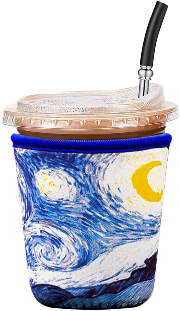 Iced Coffee Sleeve Reusable Small 16-20oz by Cavllson