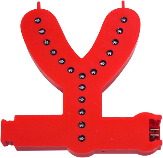 M&T Displays LED Marquee Letter Lights Modular Red Light Up Alphabet Initial Y by MTDisplays